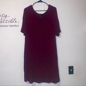🌸2 for $10🌸 Plum short sleeve dress